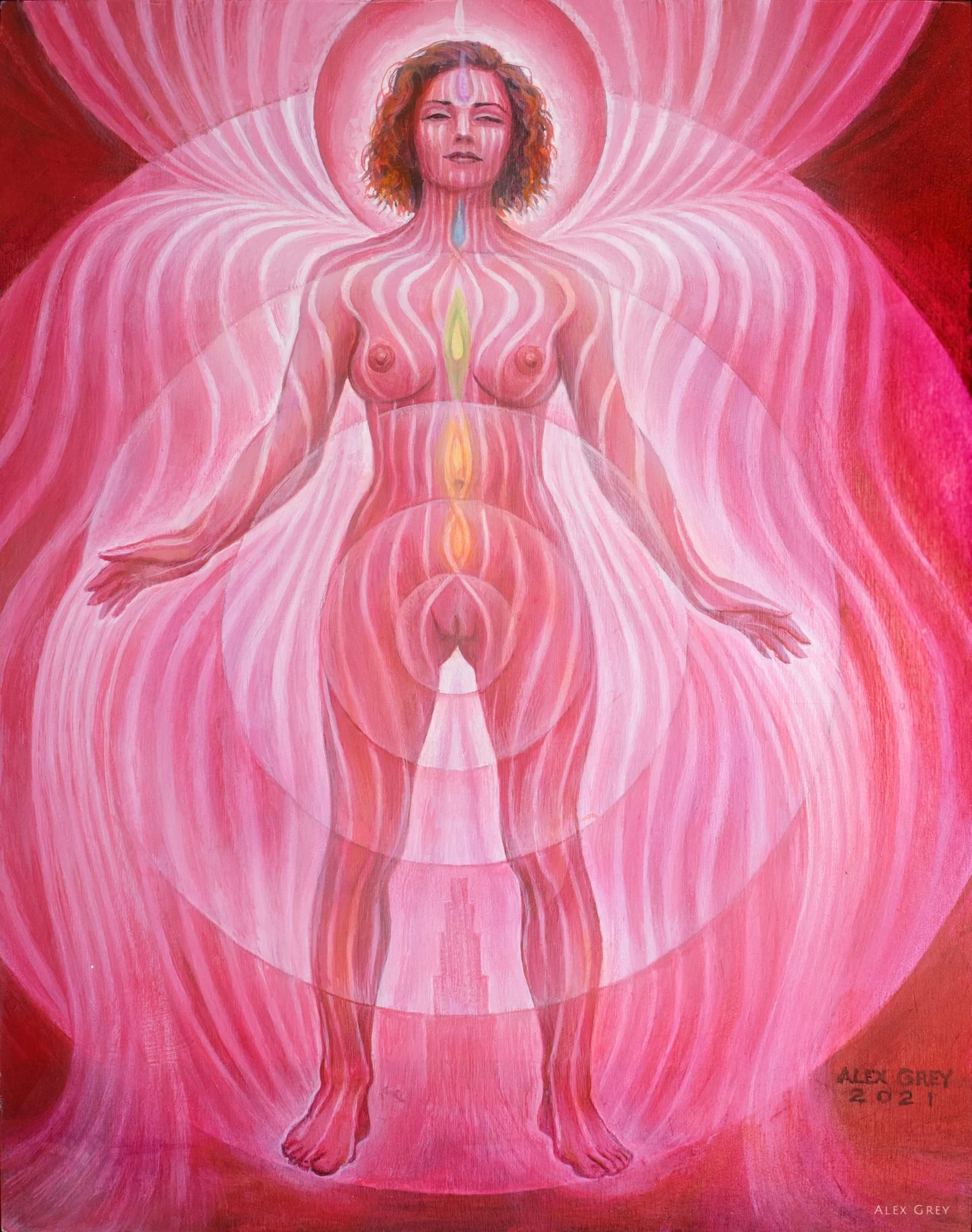 Painting by Alex Grey