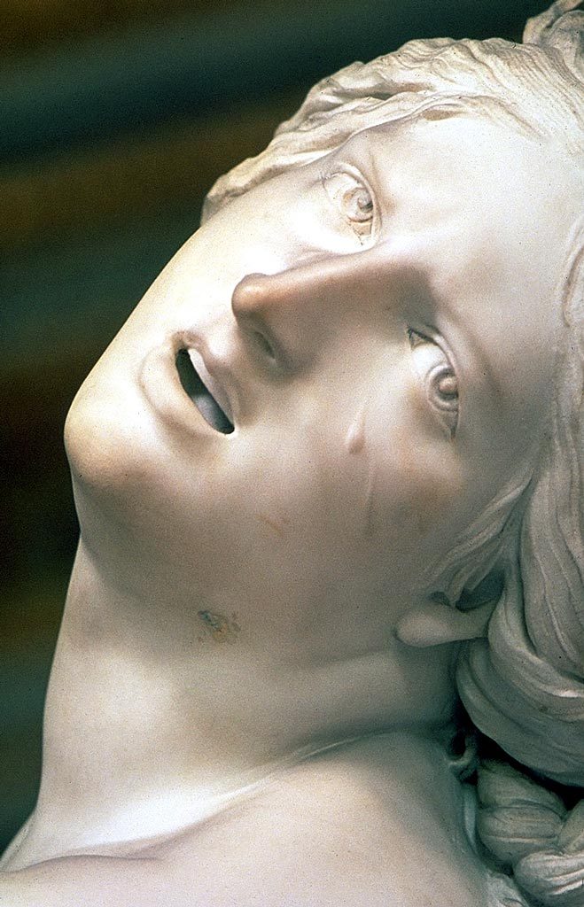 Detail from Gian Lorenzo Bernini, "Pluto and Proserpine", 1621-22, Borghese Gallery, Rome.