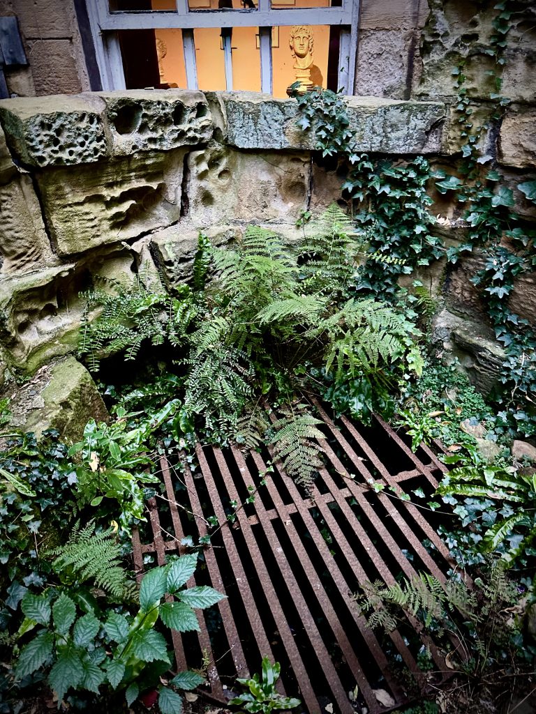 The covered well at Lumley Castle, County Durham, where it said a ghostly woman haunts the grounds. Image by Karen Mullen Smith ©